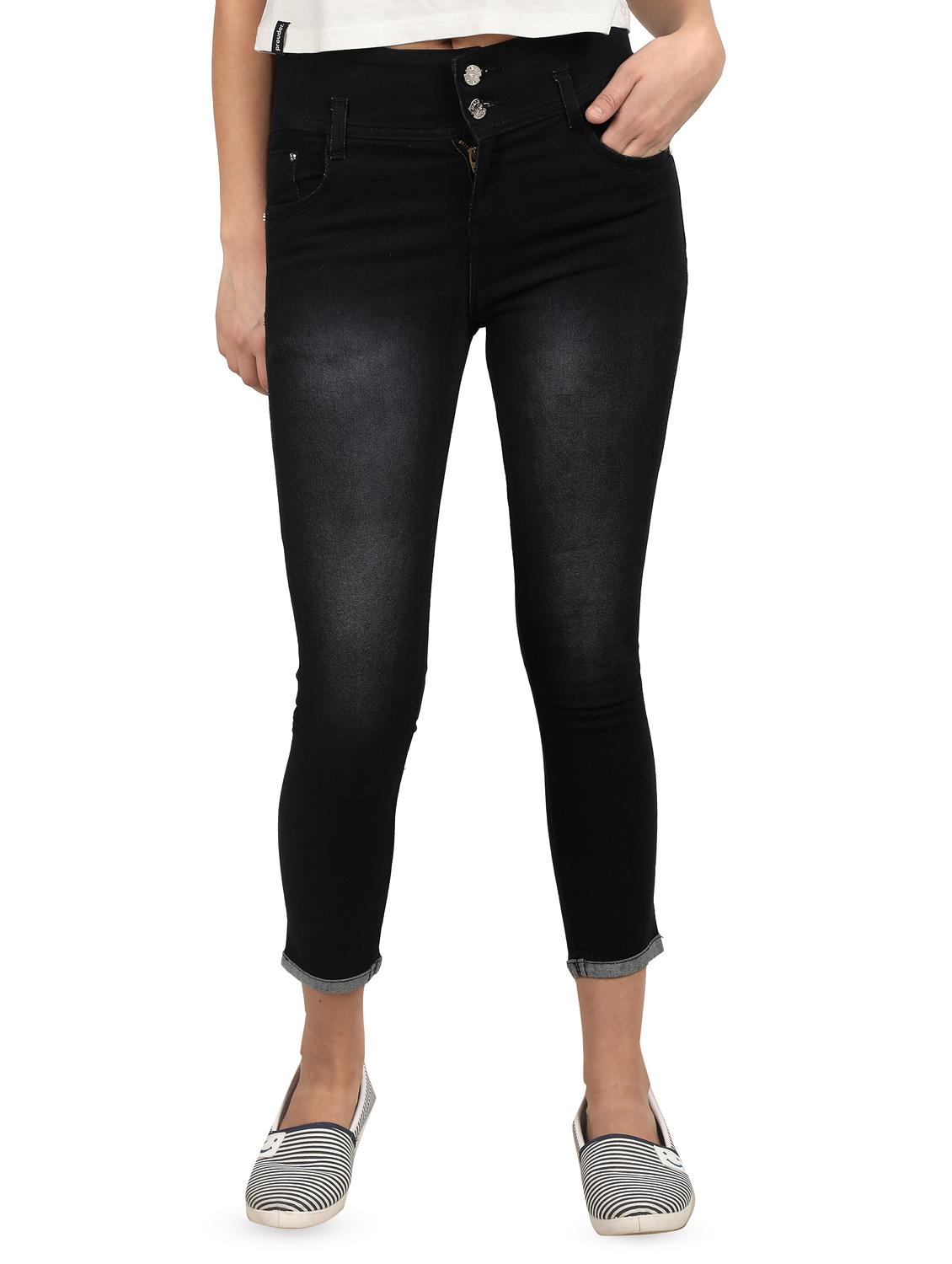 high rise stone wash jeans - 16604161 - Zoom Image - 1