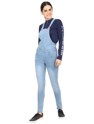 pocket patch stone washed dungaree - 16604278 - Standard Image - 2