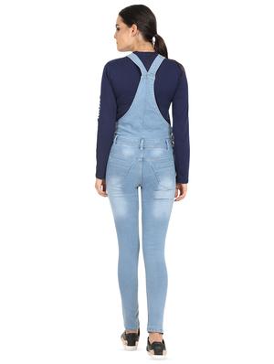 pocket patch stone washed dungaree - 16604278 - Standard Image - 3