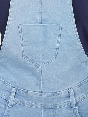 pocket patch stone washed dungaree - 16604278 - Standard Image - 4