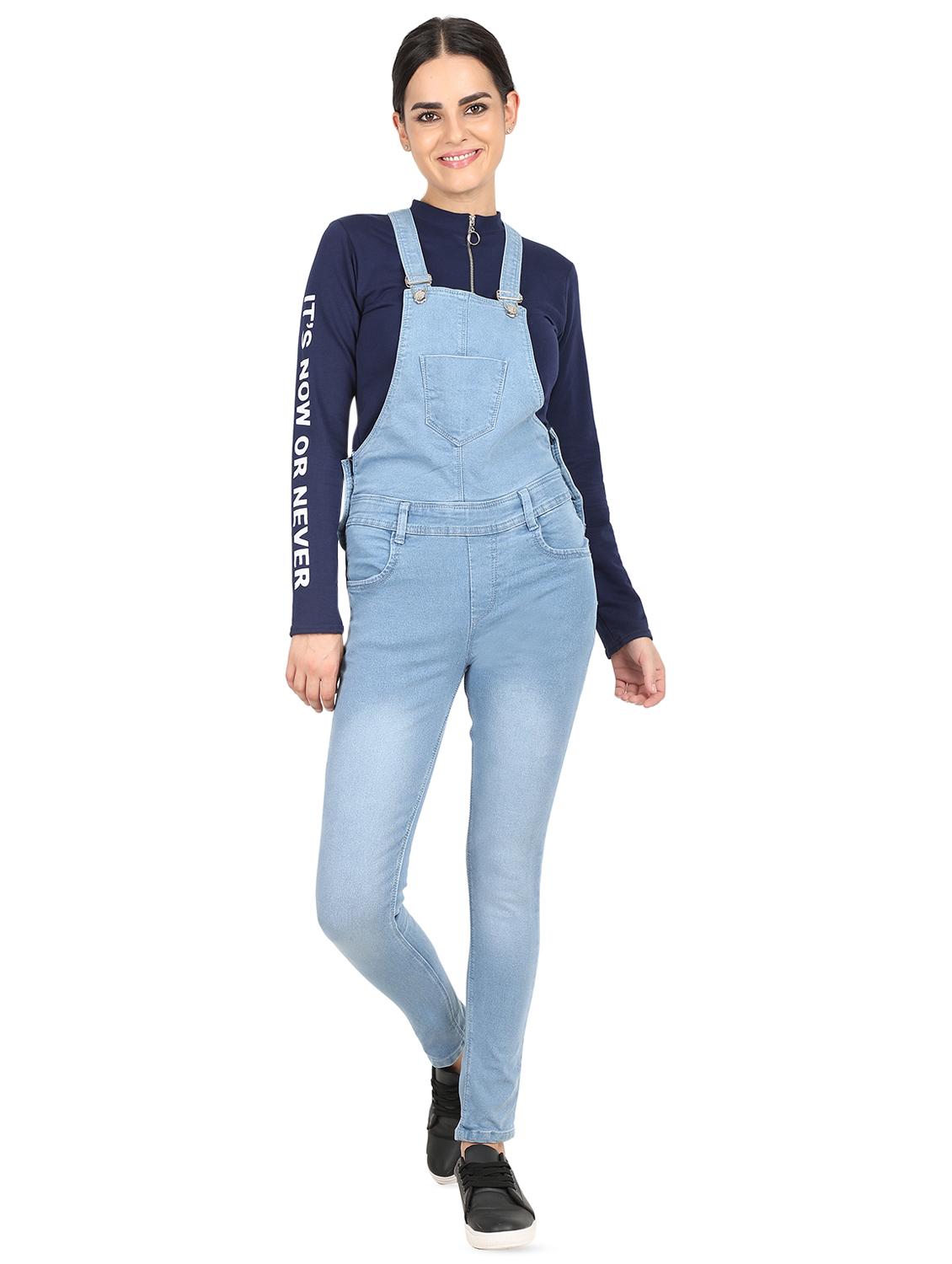 pocket patch stone washed dungaree - 16604278 - Zoom Image - 1