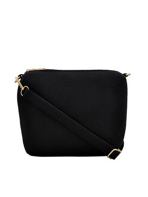 black leatherette (pu) combo handbag - 16605398 - Standard Image - 5