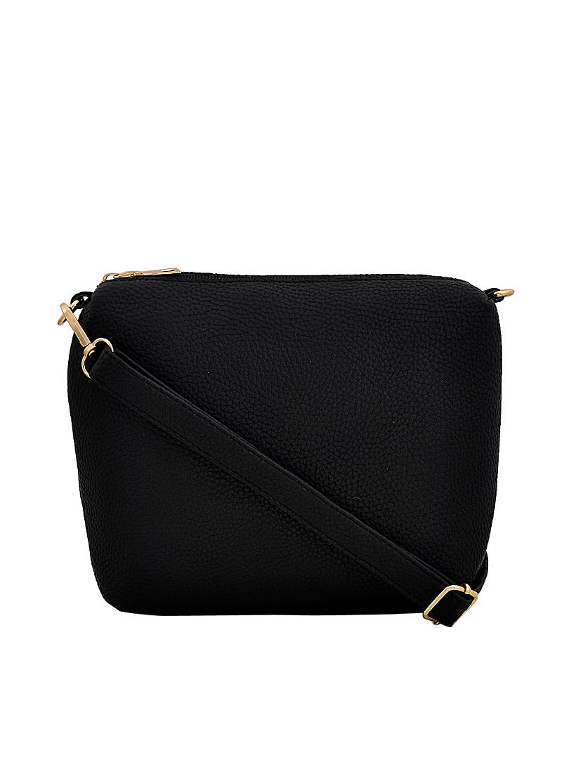 black leatherette (pu) combo handbag - 16605398 - Zoom Image - 5