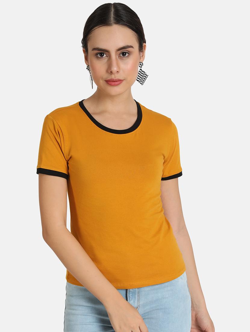 round neck solid tee - 16606076 - Zoom Image - 1