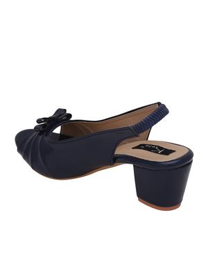 navy back strap sandals - 16607170 - Standard Image - 3