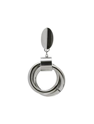 silver plated drop earring - 16607326 - Standard Image - 2