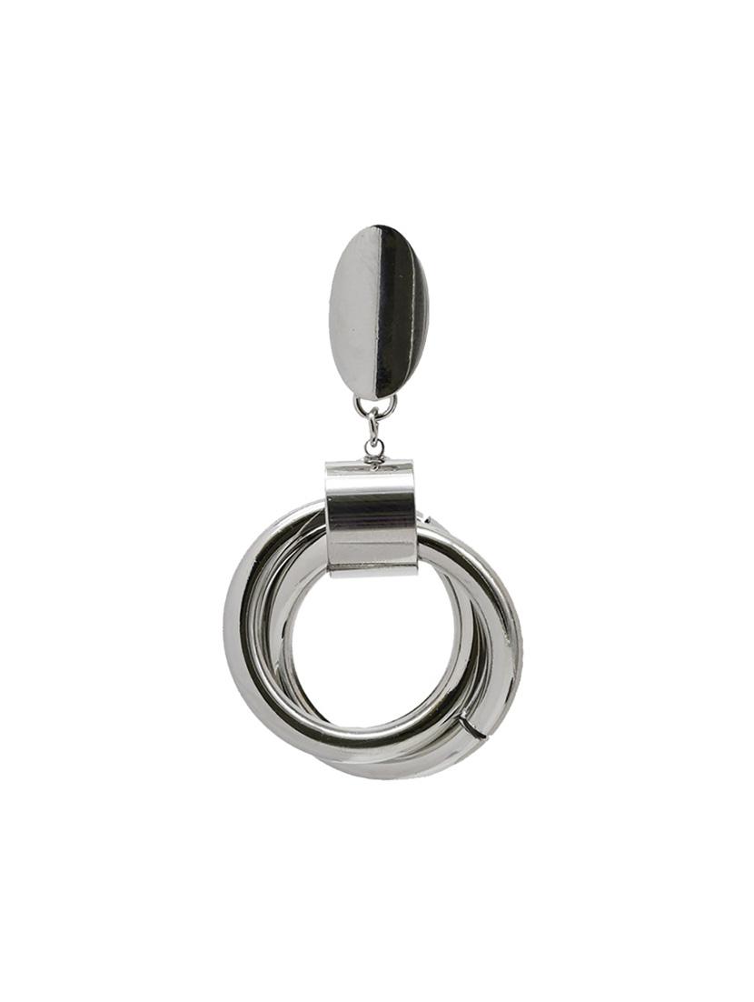 silver plated drop earring - 16607326 - Zoom Image - 2