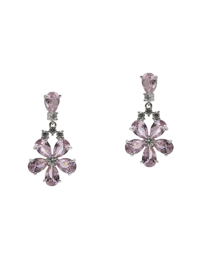 pink tone drop earring - 16607508 - Zoom Image - 2