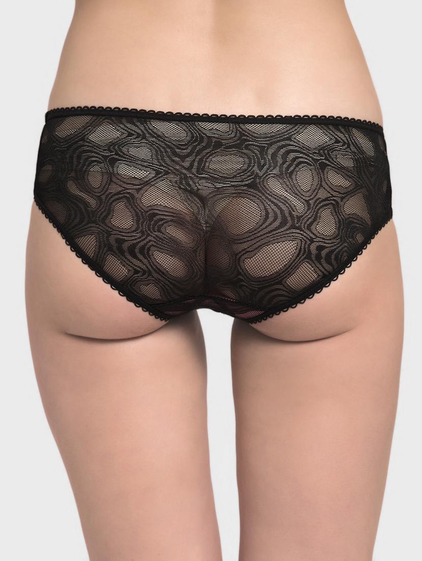 bow patch floral laced tanga panty - 16607816 - Zoom Image - 2