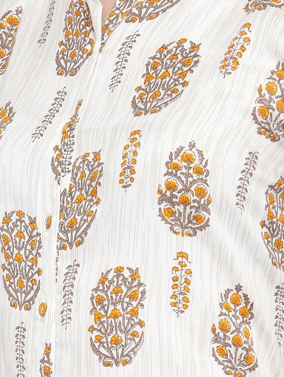 printed kurta palazzo set - 16608045 - Zoom Image - 5