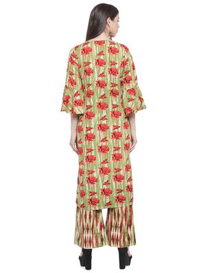 floral kurta palazzo set - 16608053 - Standard Image - 3