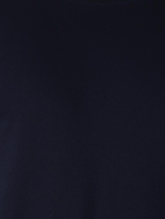 navy blue solid t-shirt - 16608351 - Zoom Image - 5