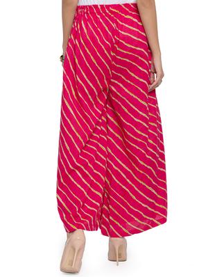 high rise striped palazzo - 16608399 - Standard Image - 3