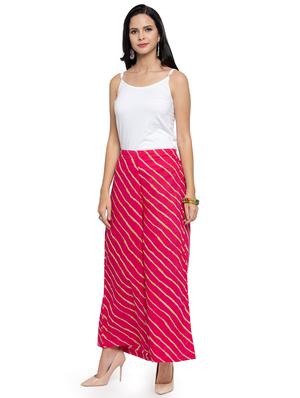 high rise striped palazzo - 16608399 - Standard Image - 4