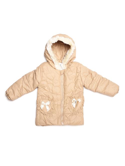 beige acrylic quilted jackets - 16608420 - Standard Image - 1
