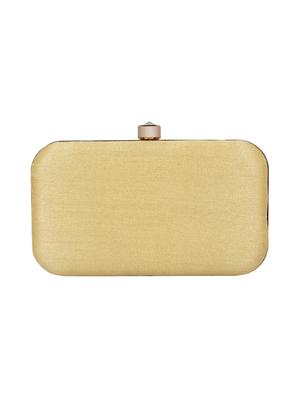 beige faux silk box clutch - 16608487 - Standard Image - 2