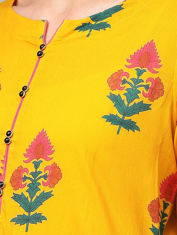 floral anarkali kurta - 16608524 - Zoom Image - 4