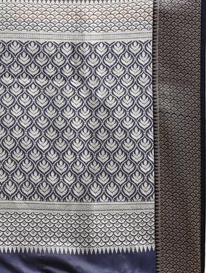 bordered kanjivaram saree with blouse - 16608811 - Standard Image - 4
