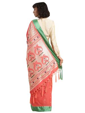 bordered paithani saree with blouse - 16608816 - Standard Image - 2