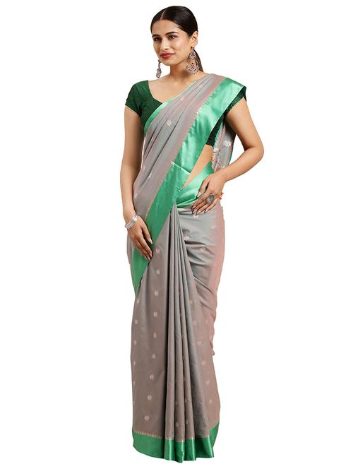 bordered paithani saree with blouse - 16608817 - Standard Image - 1