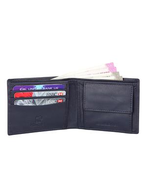 navy blue leather wallet - 16609395 - Standard Image - 3