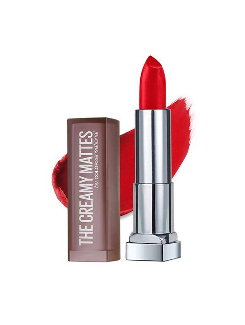 maybelline new york color sensational creamy matte lipstick, 630 flaming fuchsia, 3.9g - 16610177 - Standard Image - 1