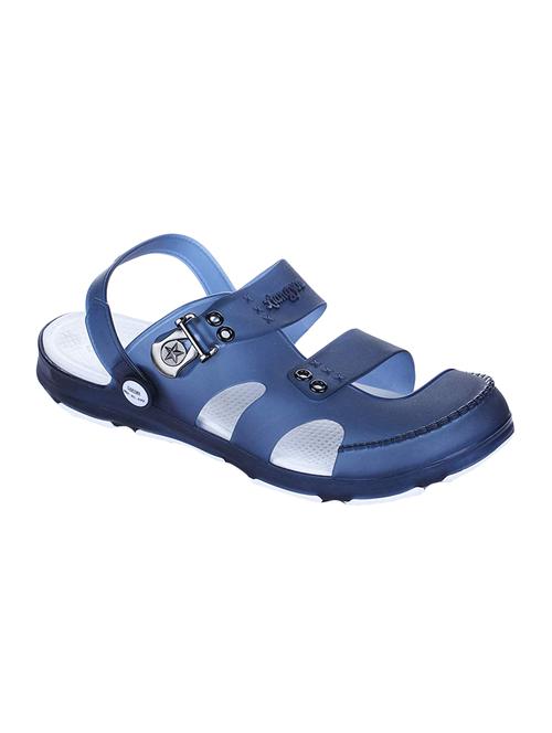 blue rubber slip on floaters - 16610660 - Standard Image - 1