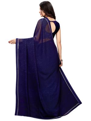floral printed saree with blouse - 16610948 - Standard Image - 2