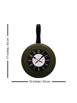 analog pan shape wall clock - 16611022 - Standard Image - 4