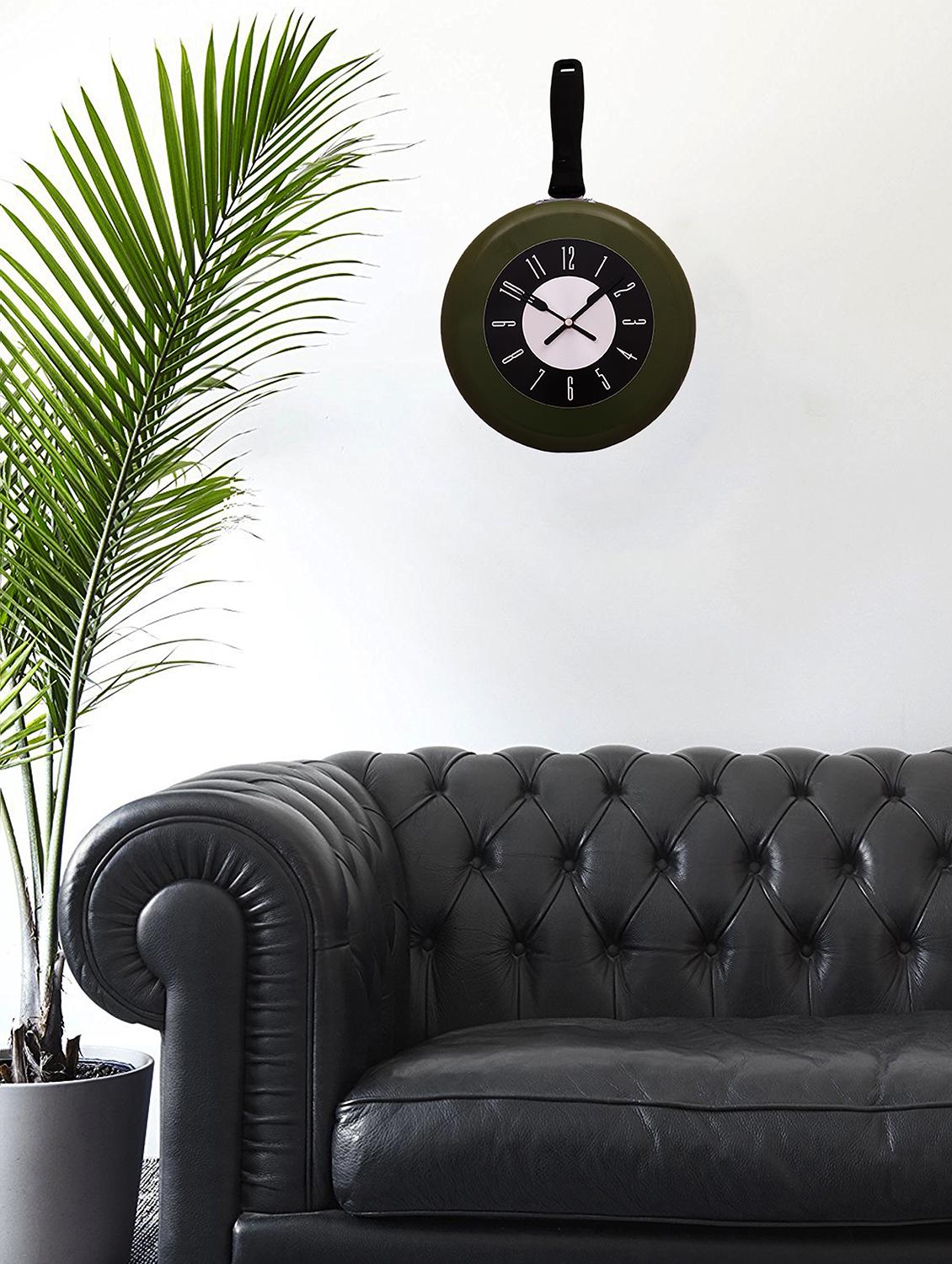 analog pan shape wall clock - 16611022 - Zoom Image - 3