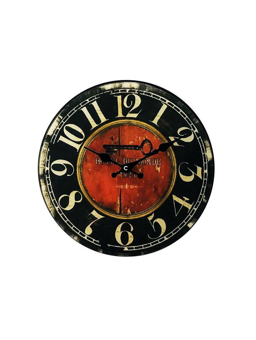toughened glass frame wall clock - 16611089 - Zoom Image - 1