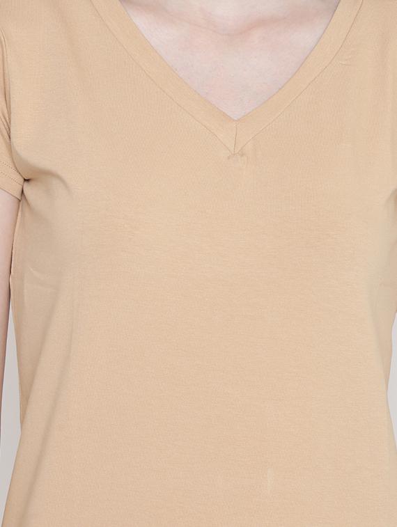 solid tee with capri sports set - 16611319 - Zoom Image - 4