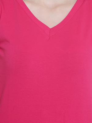 solid tee with capri sports set - 16611321 - Standard Image - 4