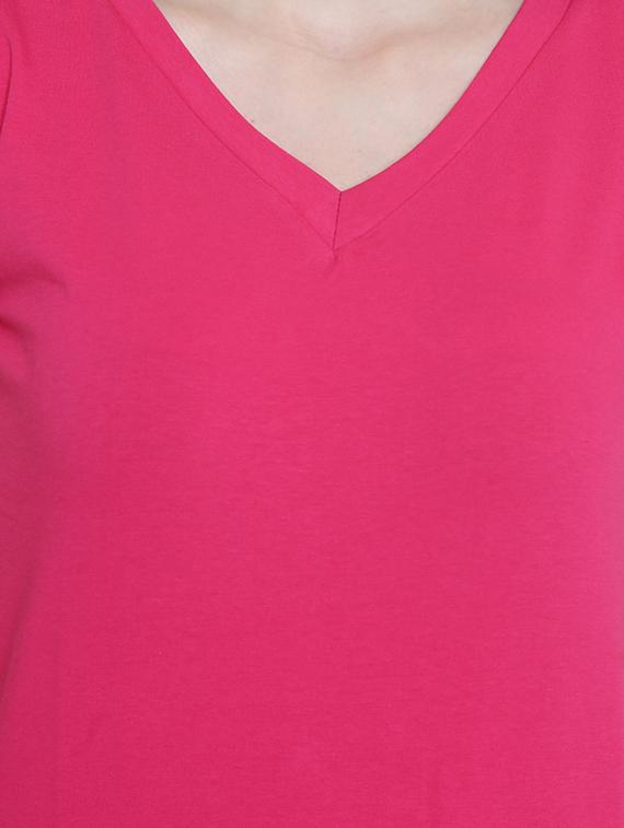 solid tee with capri sports set - 16611321 - Zoom Image - 4