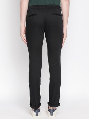 black solid chinos - 16611384 - Standard Image - 3