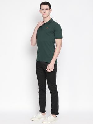 black solid chinos - 16611384 - Standard Image - 4