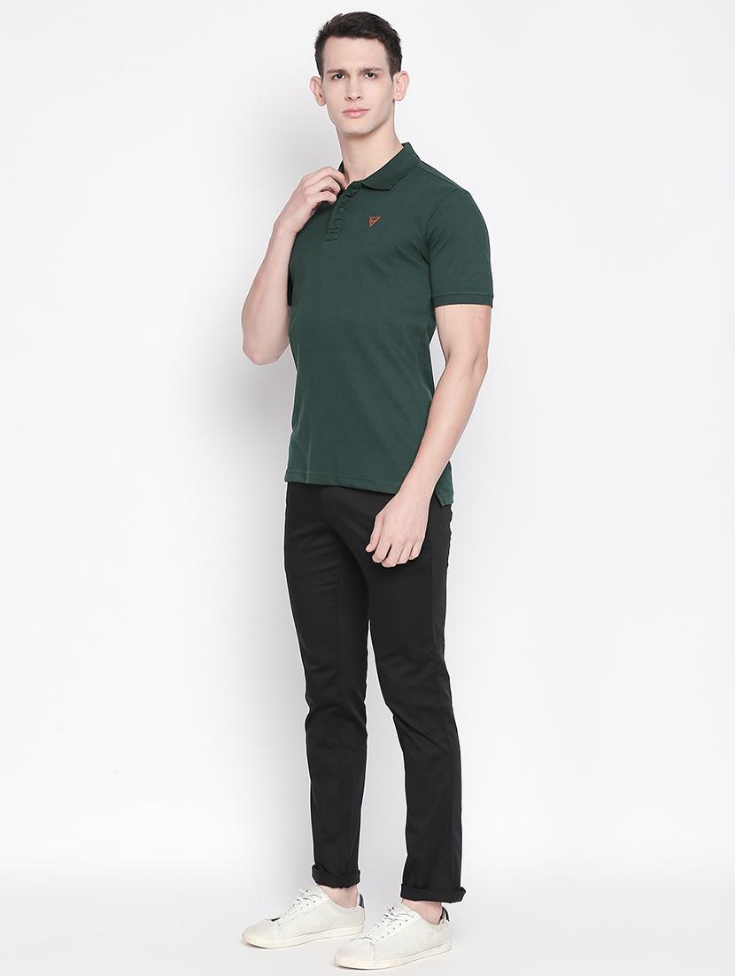 black solid chinos - 16611384 - Zoom Image - 4