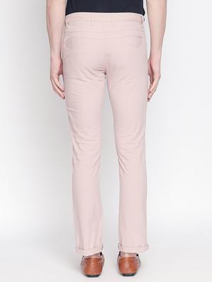 beige solid chinos - 16611395 - Standard Image - 3