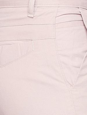 beige solid chinos - 16611395 - Standard Image - 5