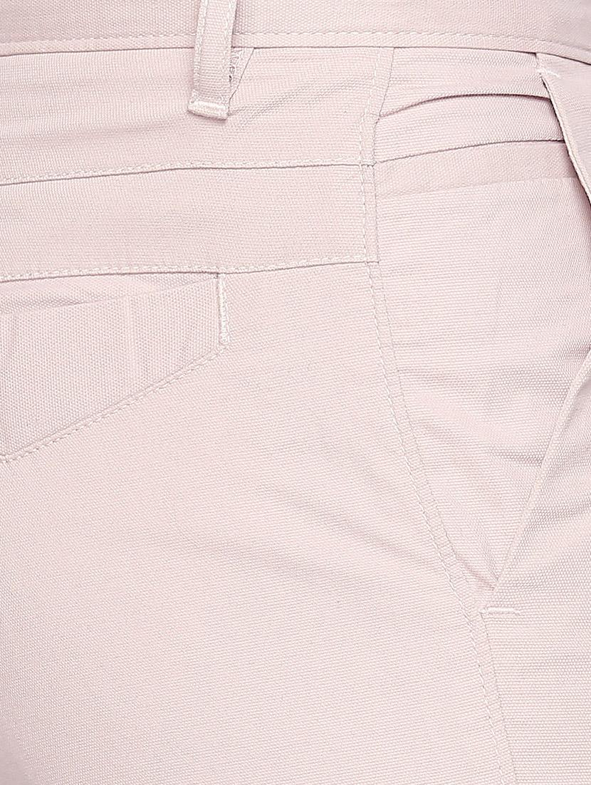 beige solid chinos - 16611395 - Zoom Image - 5