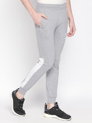 light grey printed joggers - 16611586 - Standard Image - 2