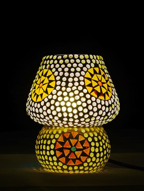 multicolour mosaic glass table lamp - 16611698 - Standard Image - 1