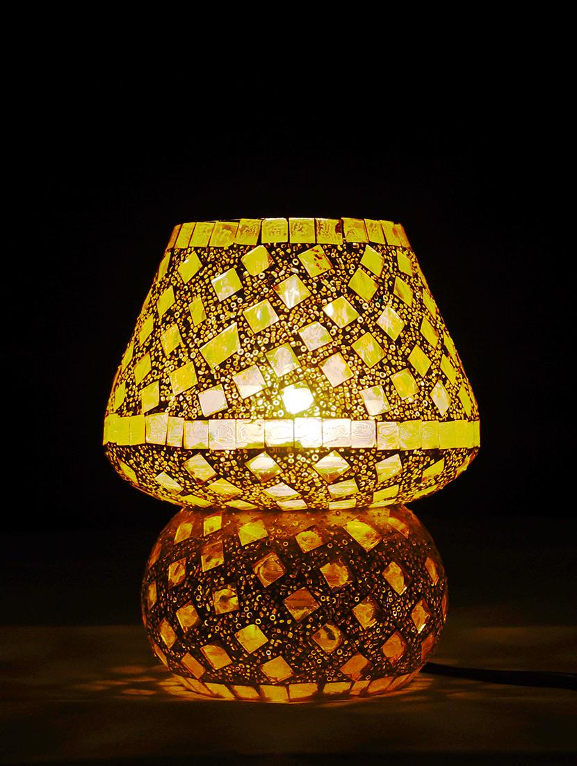 multicolour mosaic glass table lamp - 16611703 - Zoom Image - 1