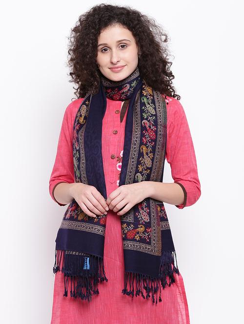 self-design wool shawl - 16611833 - Standard Image - 1
