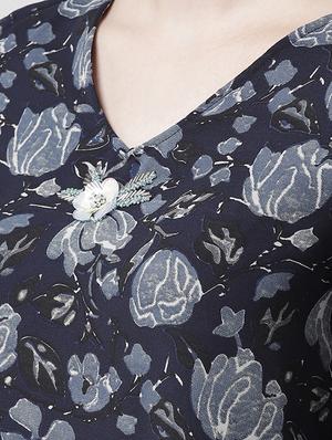 bell sleeved floral top - 16611895 - Standard Image - 5