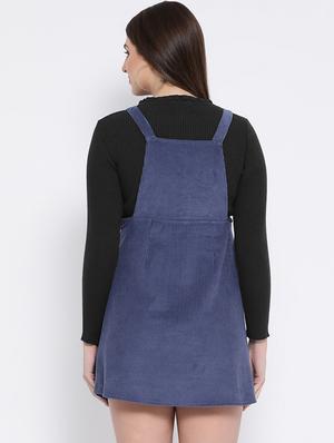 pocket patch dungaree dress - 16611948 - Standard Image - 3