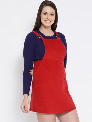 pocket patch dungaree dress - 16611949 - Standard Image - 2