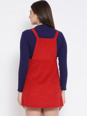 pocket patch dungaree dress - 16611949 - Standard Image - 3