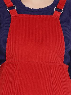 pocket patch dungaree dress - 16611949 - Standard Image - 5