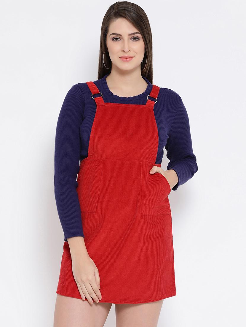 pocket patch dungaree dress - 16611949 - Zoom Image - 1